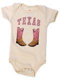 Rosa Texas Boots Organic Onesie
