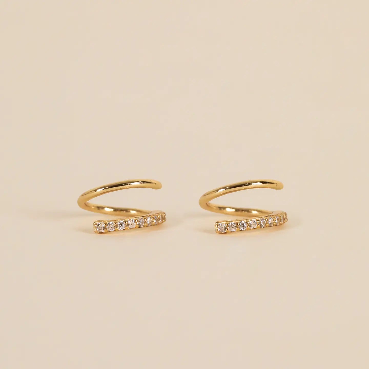 Pave Spiral Ohrringe von JaxKelly