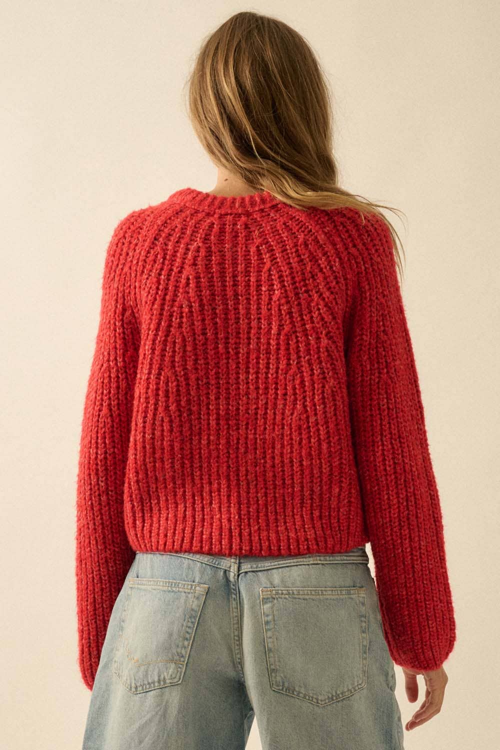 Konfetti-Knopffront Cardigan Pullover