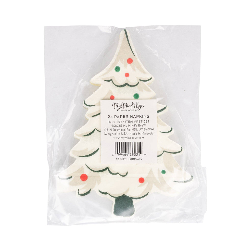 Retro Tree Dinner Napkin von My Mind's Eye