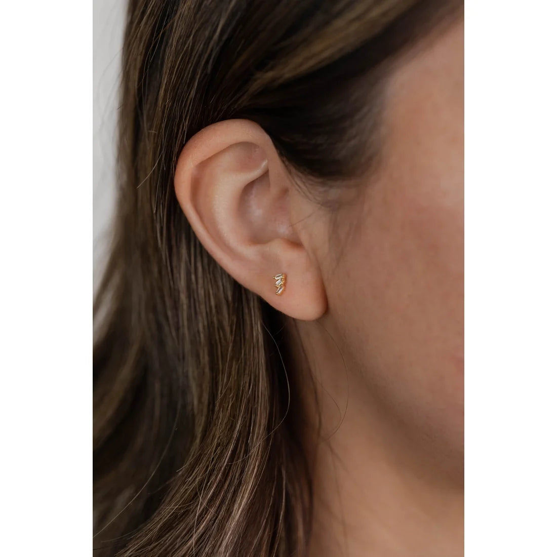 Socialite Offset Trio Stack Ohrringe von JaxKelly