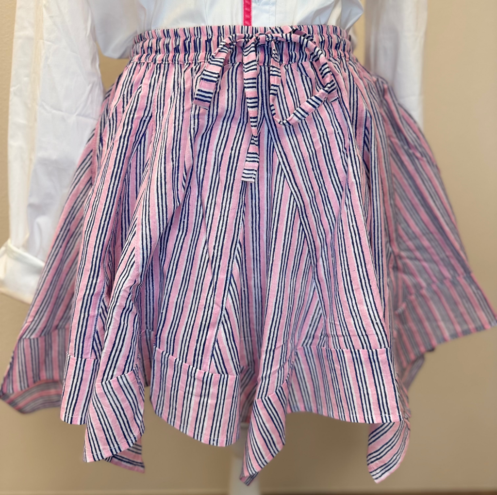 Striped Movement Skort von Chap und Graham Designs