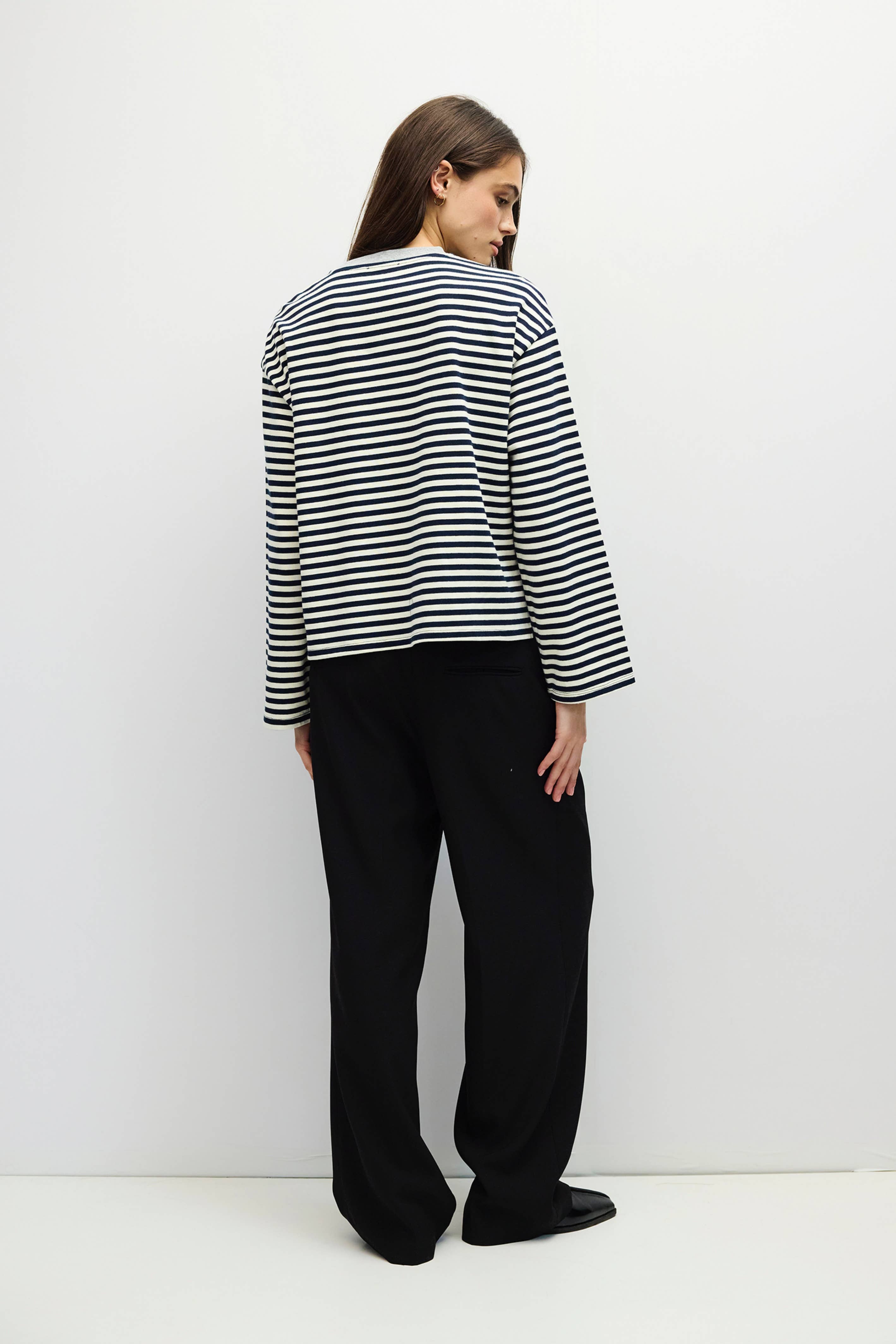 The Jessie Top | Striped Langarm T-Shirt von Mod Ref