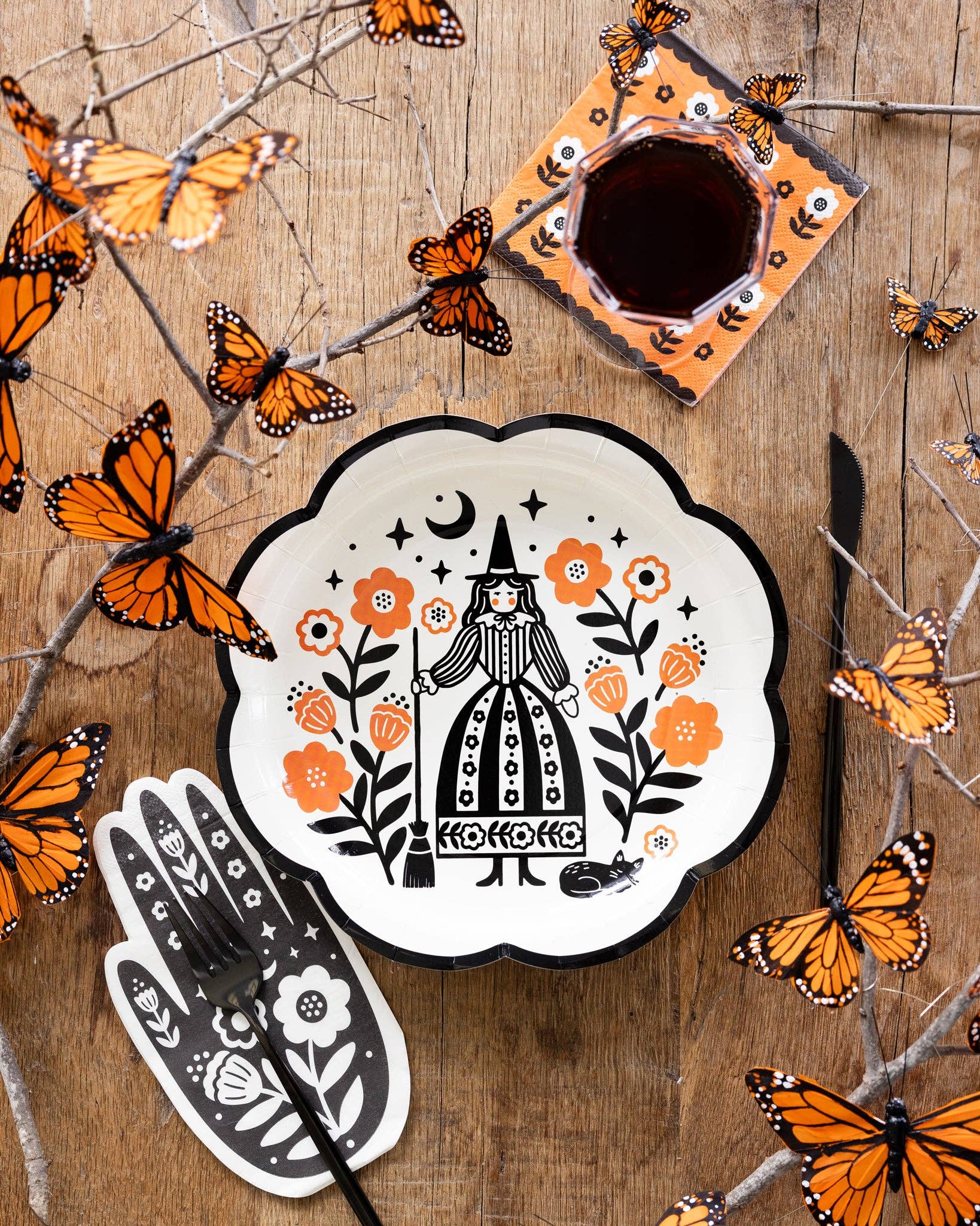 Folk Witch Plate von My Mind's Eye