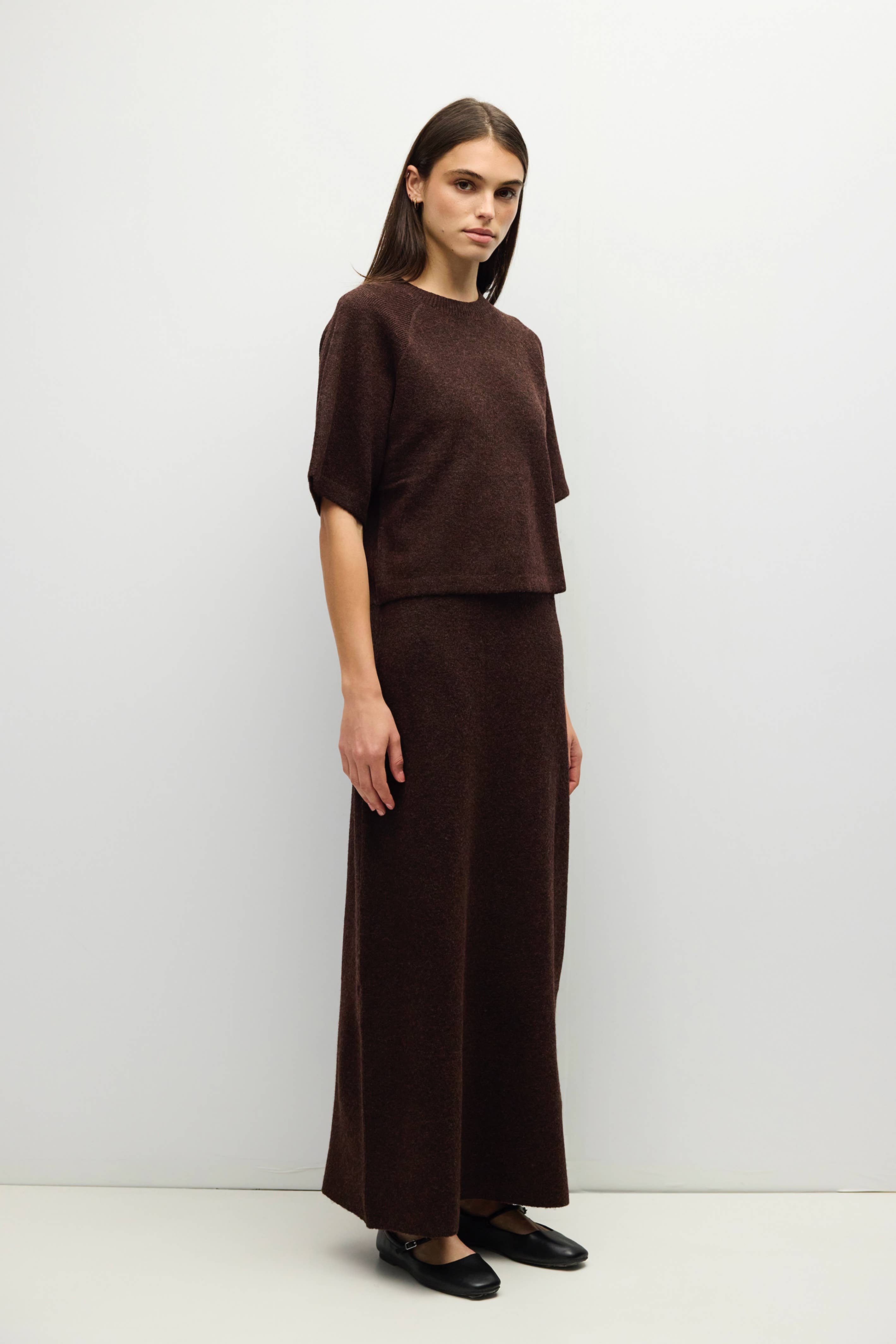 The Danica Rock | Knit Midi Rock von Mod Ref