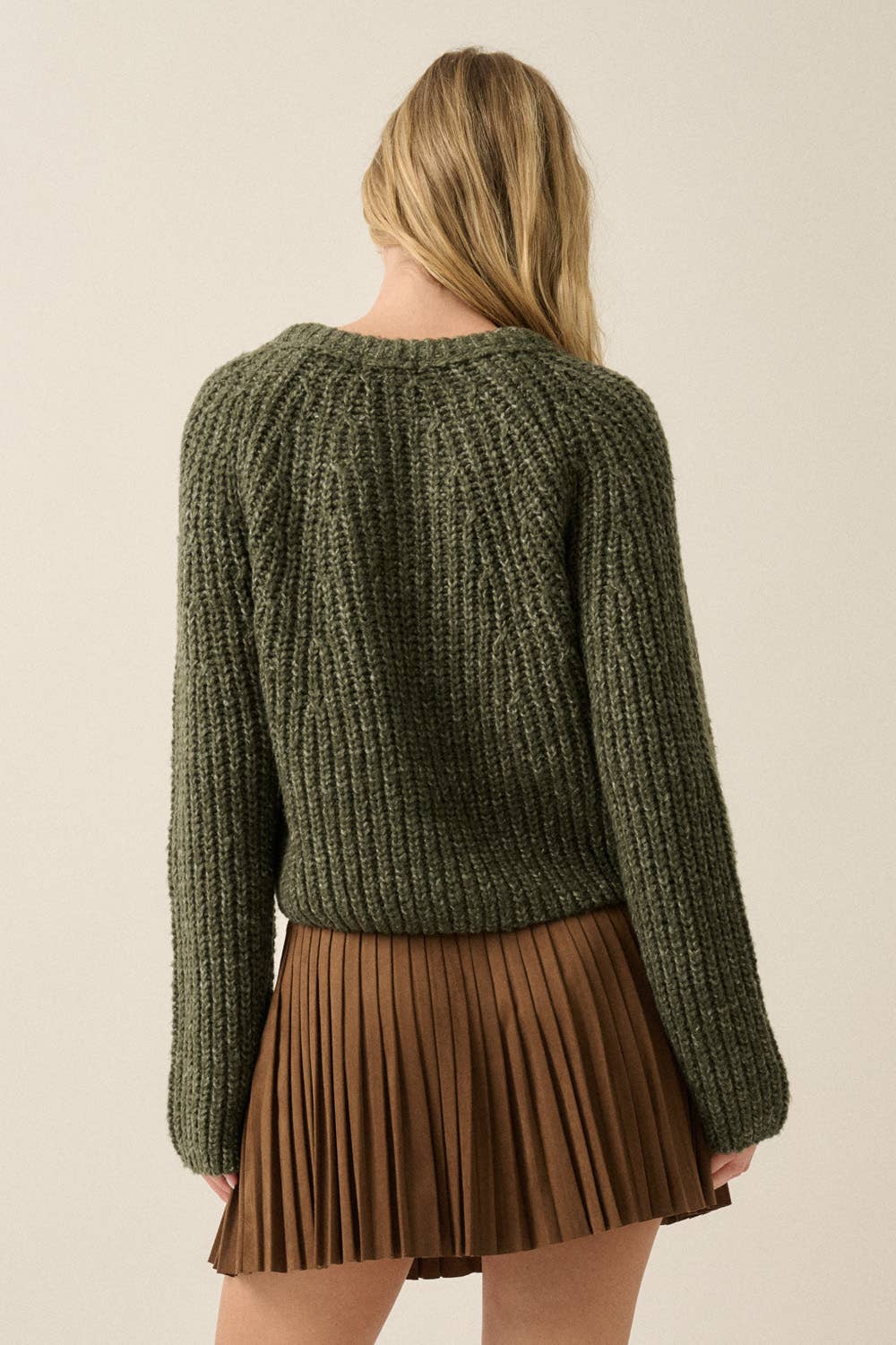 Konfetti-Knopffront Cardigan Pullover