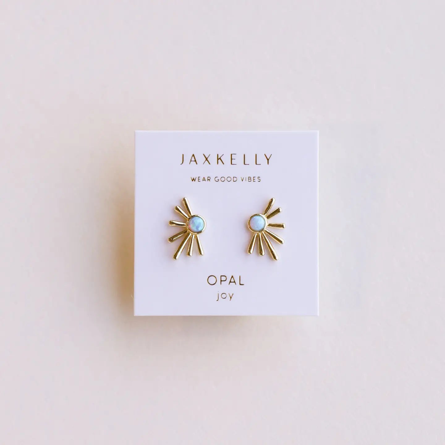 Fire Opal Sun Ray Ohrringe von JaxKelly