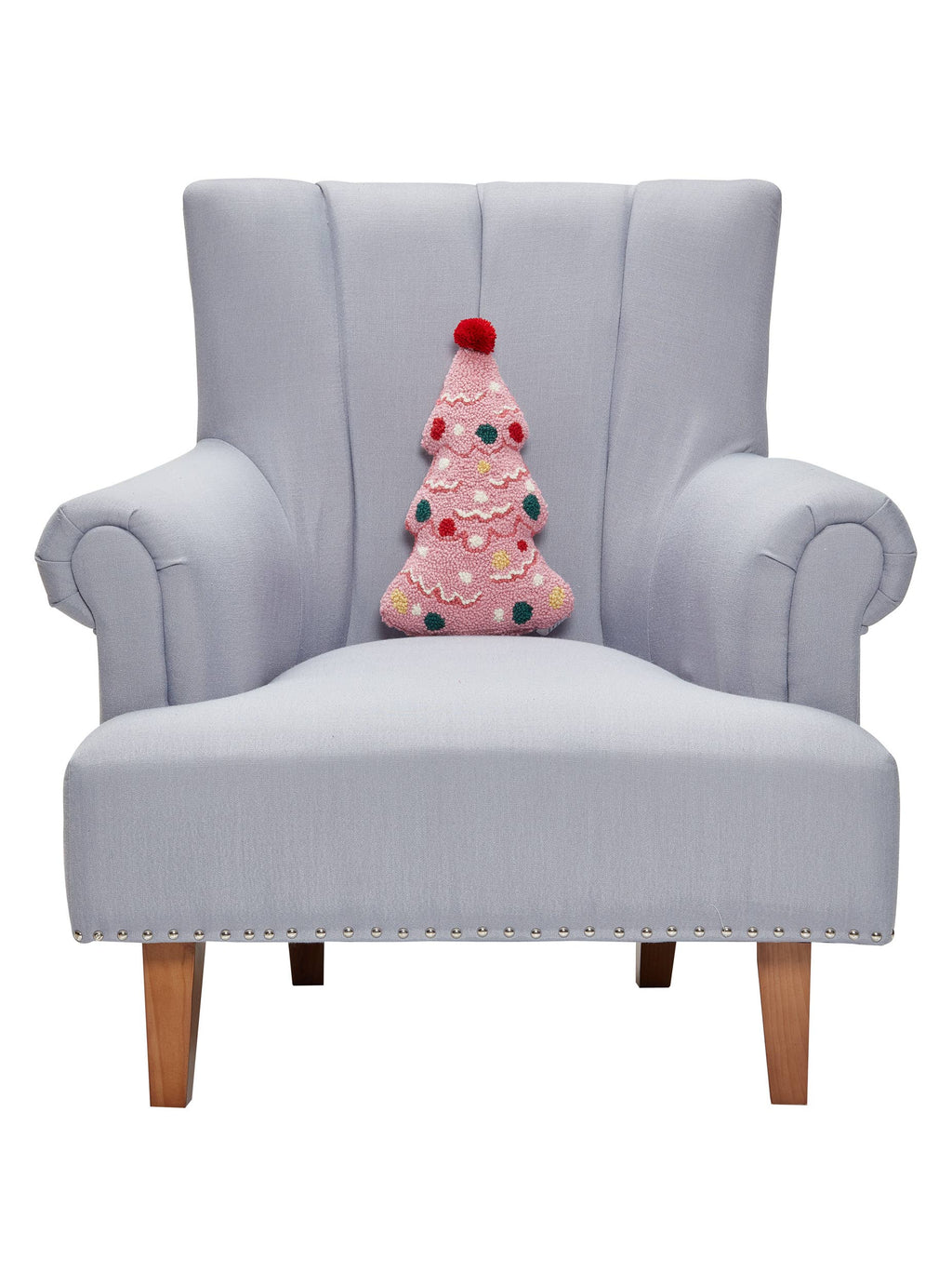 Geformter Ferienbaum mit Pom Hook Pillow