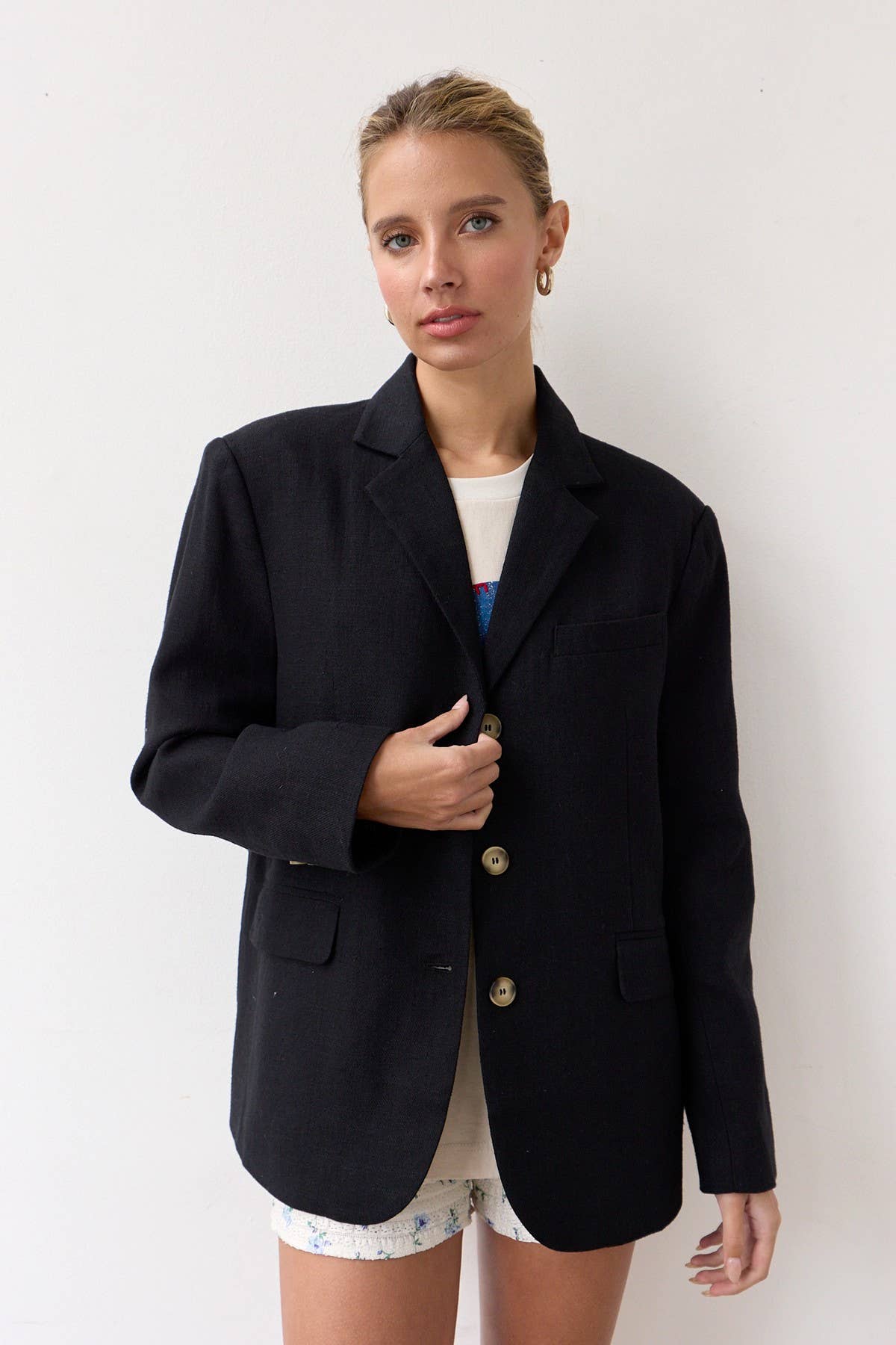 Bettwäsche 3 geknöpft Blazer