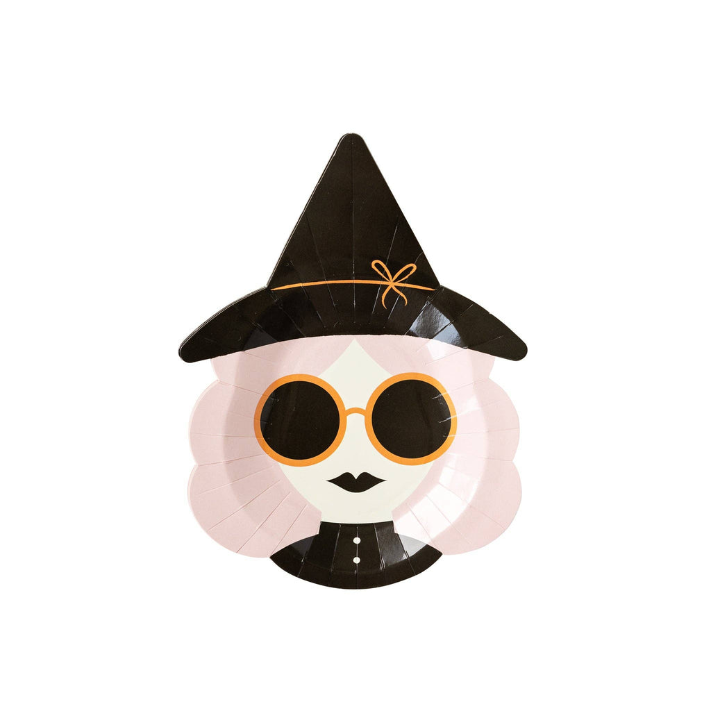 Hey Pumpkin Rosa Witch Shaped Paper Plate von My Mind's Eye