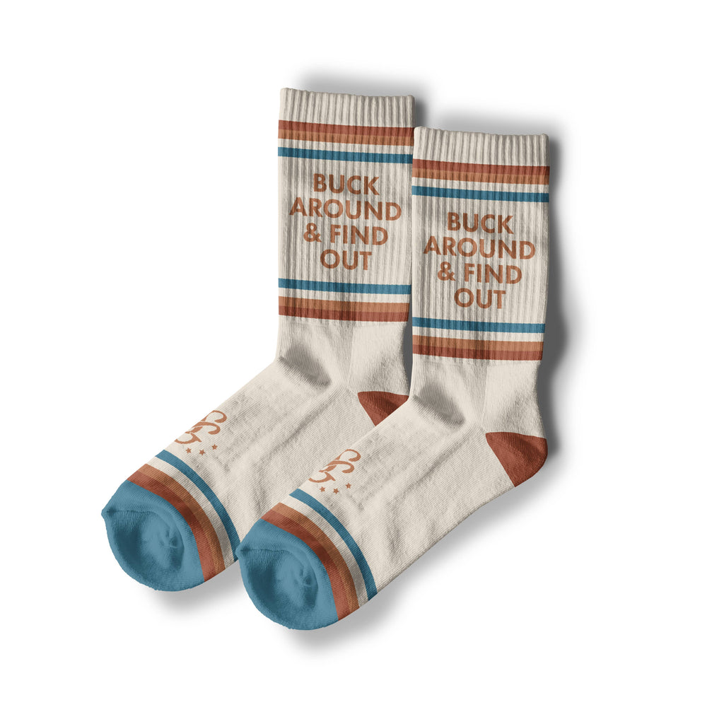 Buck Around und finden Sie Western Socken von Shop Good