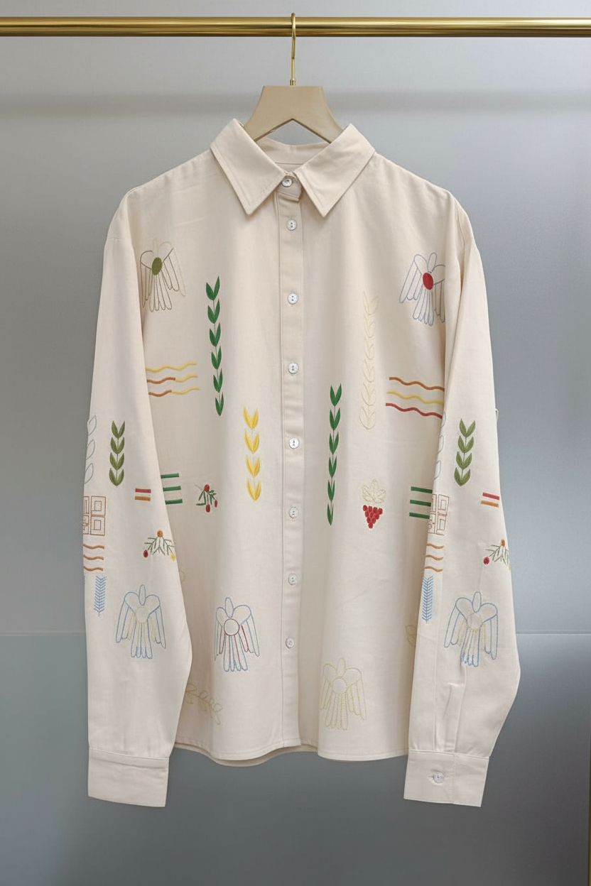 Prairie Stitch Button-Up von Chap und Graham Designs