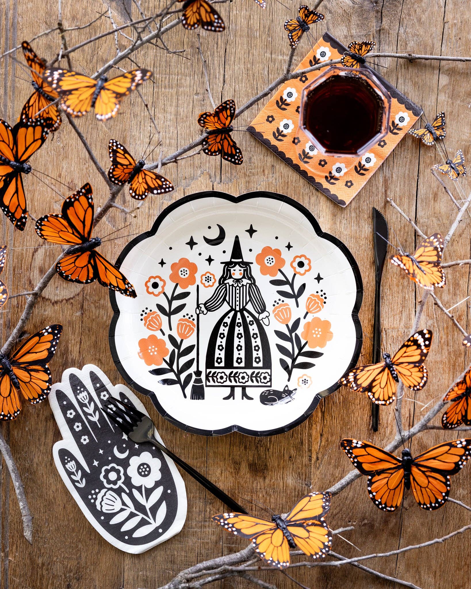 Folk Witch Plate von My Mind's Eye