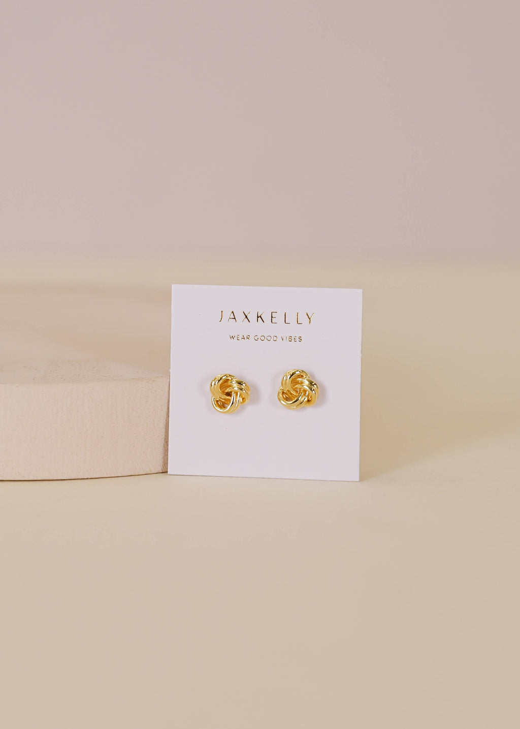 Petite Gold Knot Ohrringe von JaxKelly
