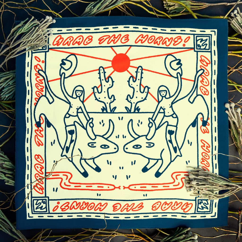 Grab The Horns Bandana von Bandits Bandanas