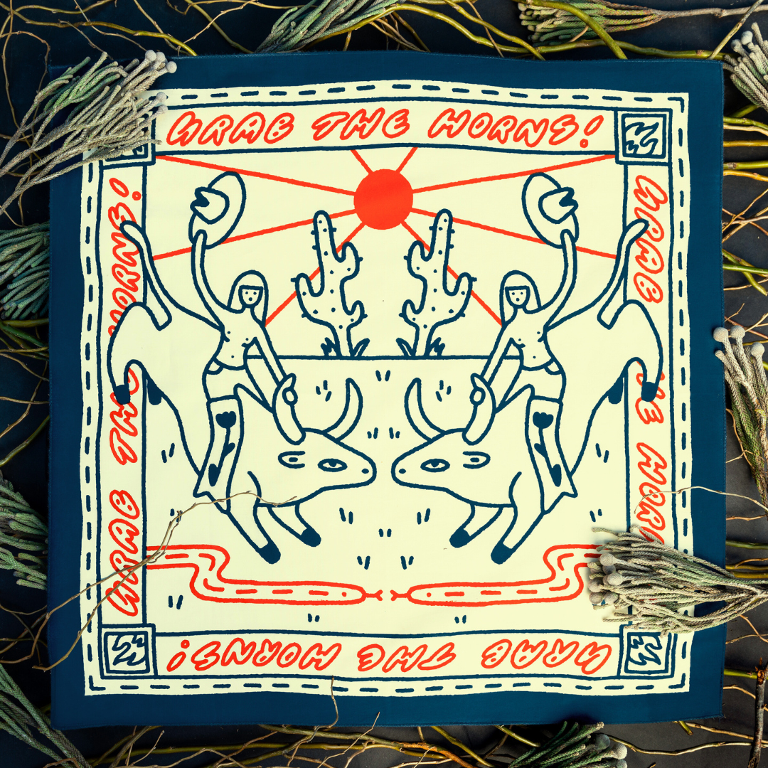Grab The Horns Bandana von Bandits Bandanas