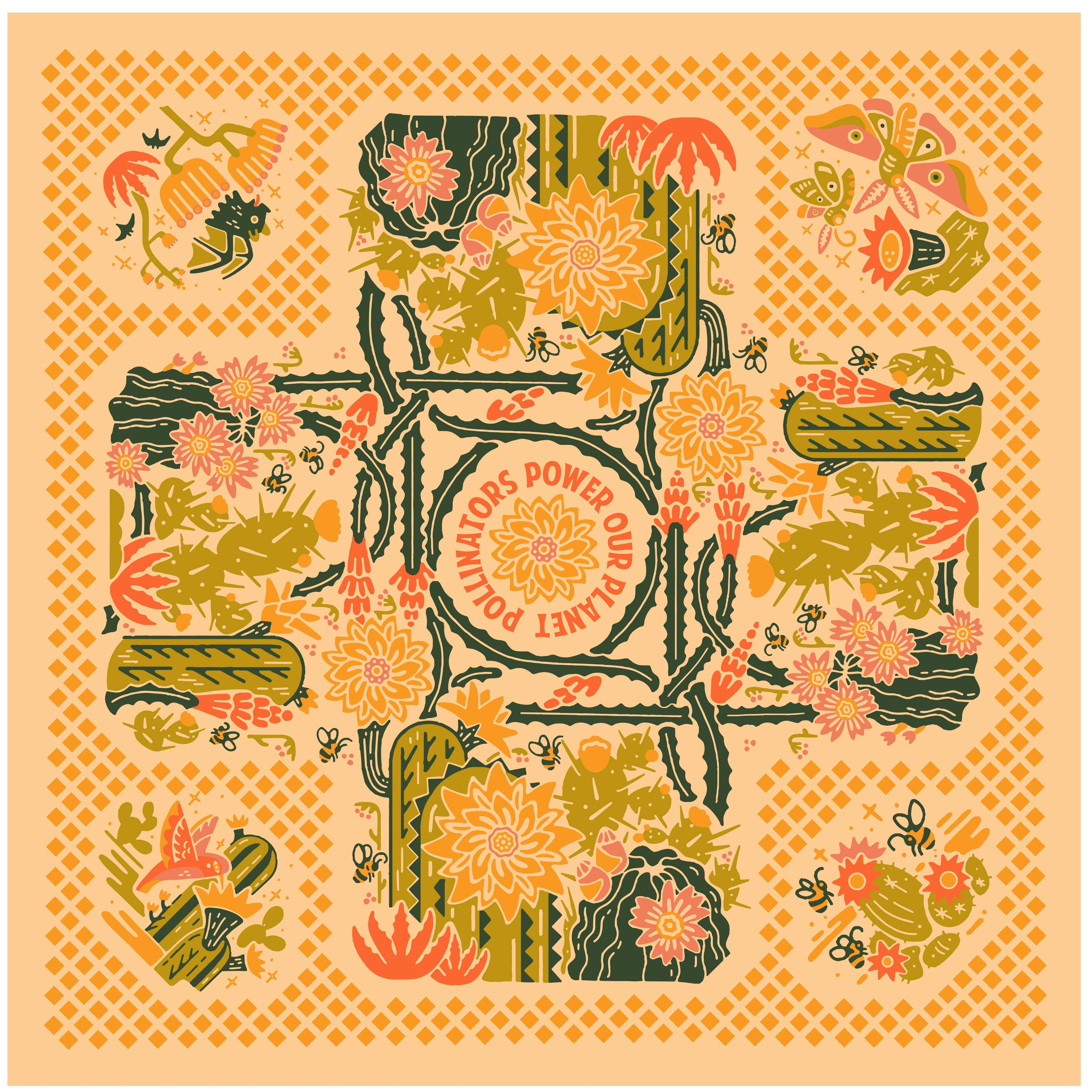 Prickly Bestäuber Bandana von Bandits Bandanas