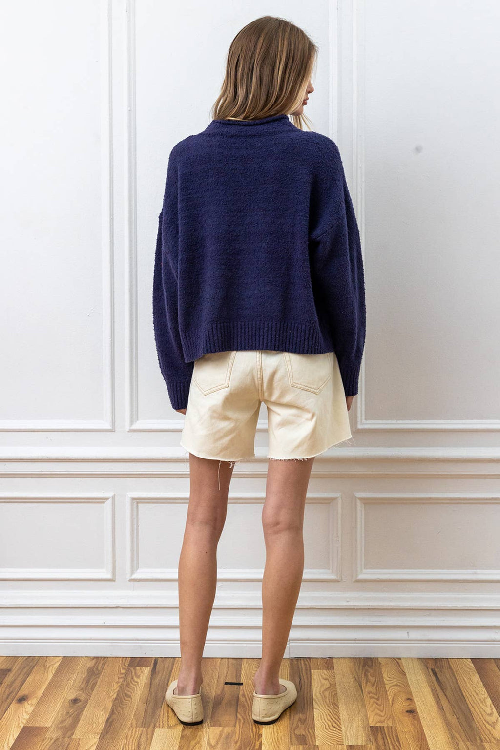 Tier Intarsia Cozy Knit Pullover