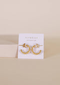 Petite Blume Hoop Ohrringe von JaxKelly