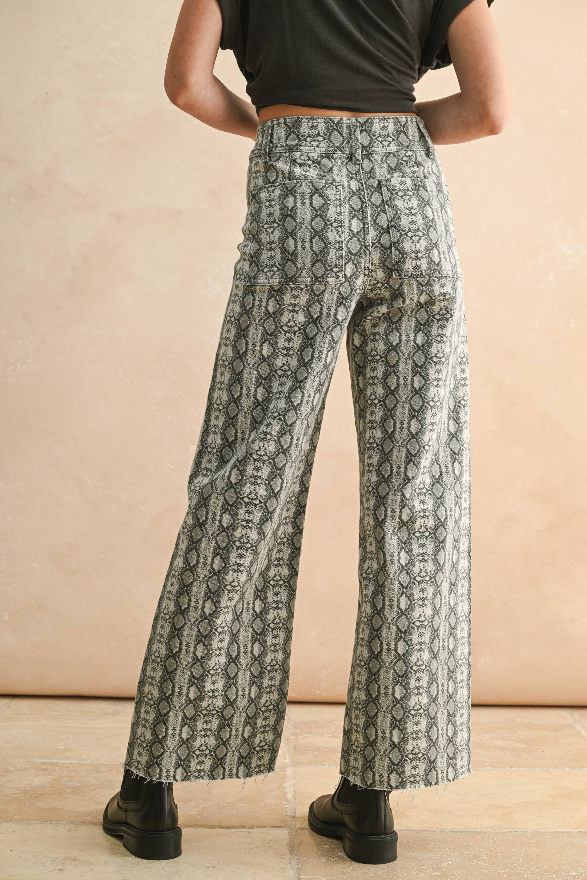 Snake Print Hose