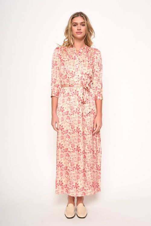 Cassie Dress in Vintage Blush Blumen von dRA