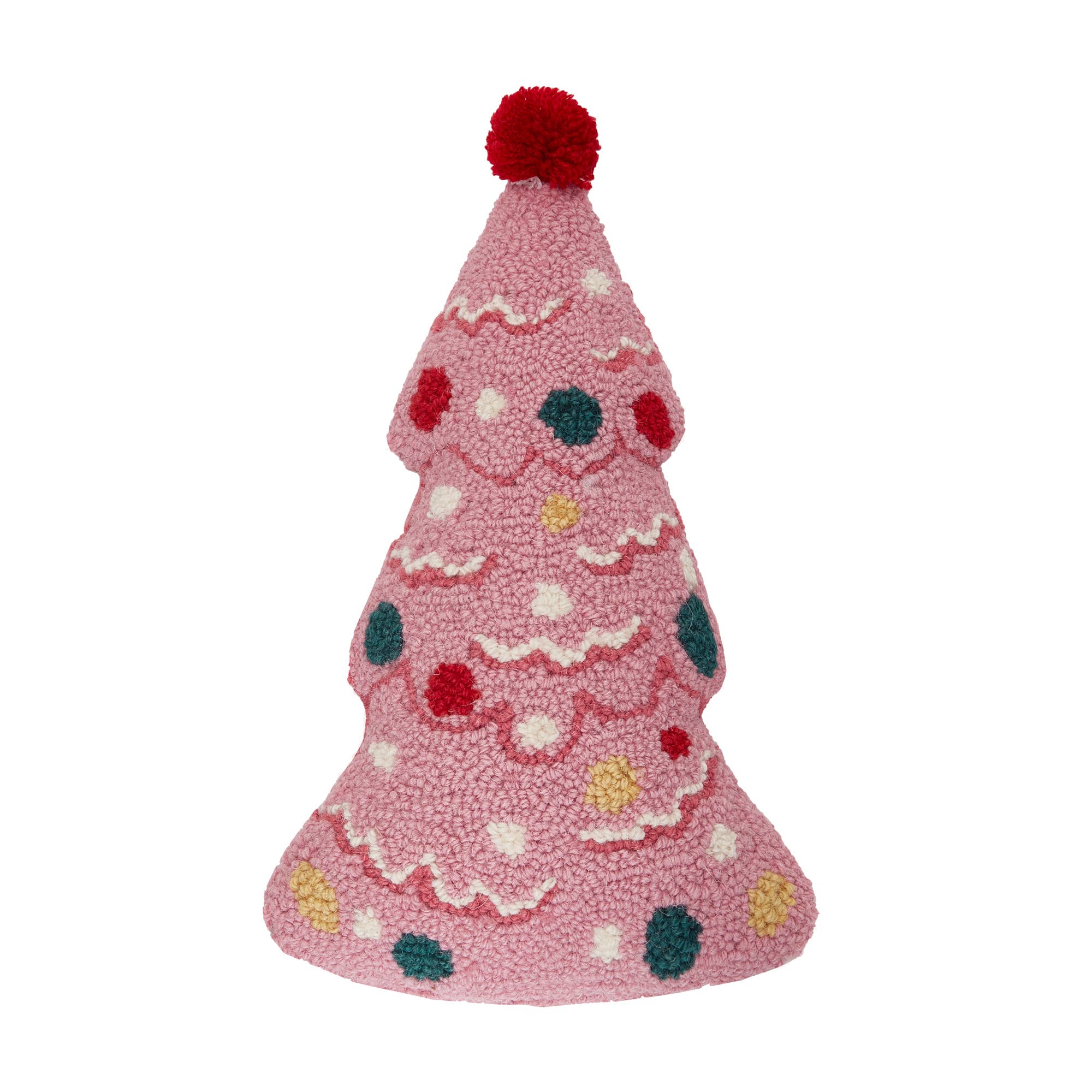 Geformter Ferienbaum mit Pom Hook Pillow