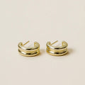 Bold Gold Hoop Ohrring