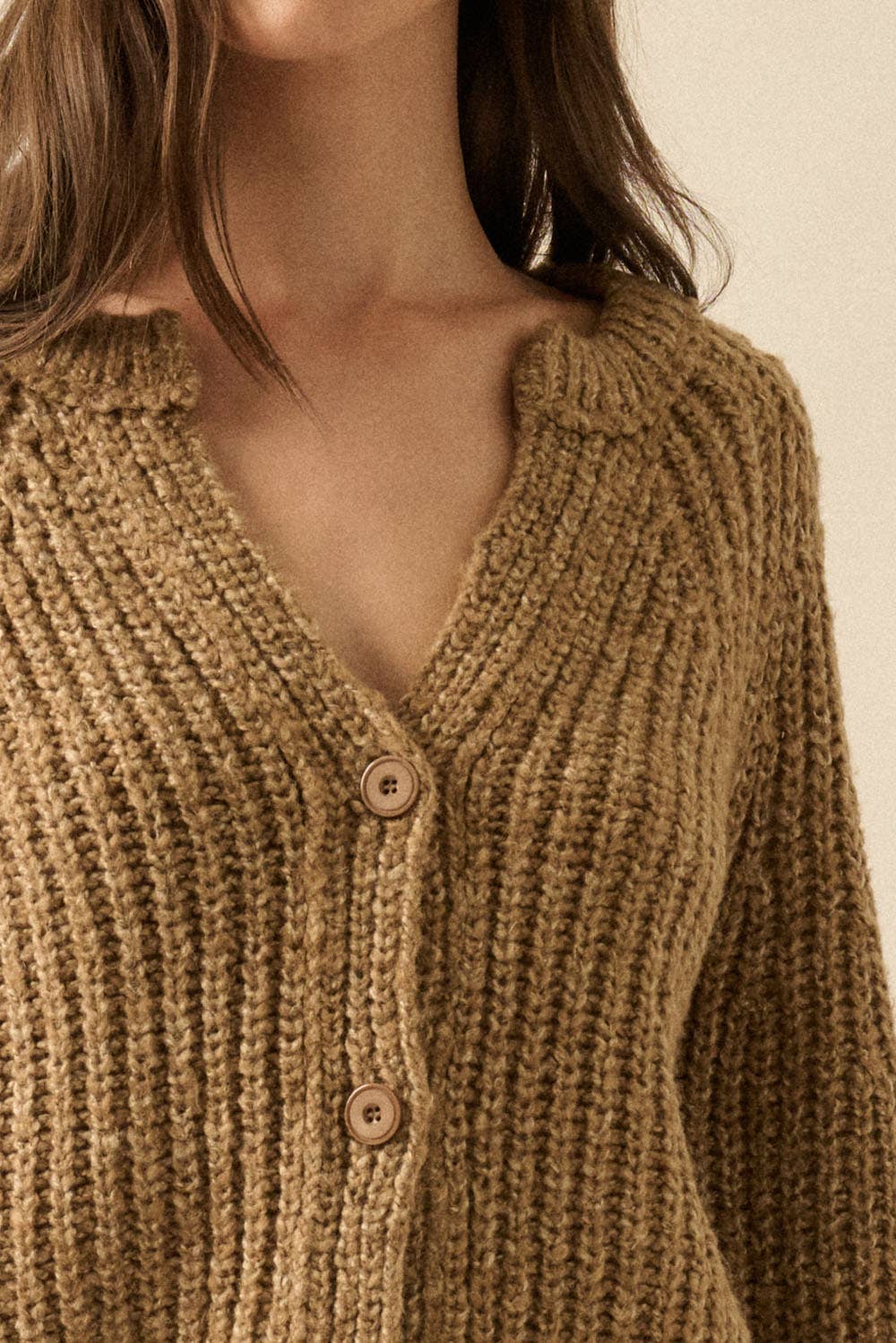Konfetti-Knopffront Cardigan Pullover