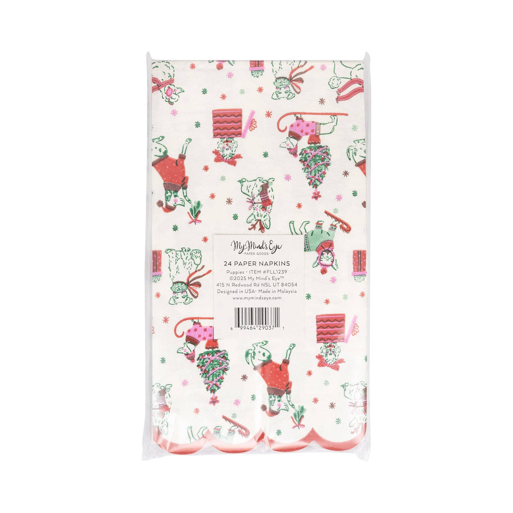 Welpen Pattern Dinner Napkin von My Mind's Eye