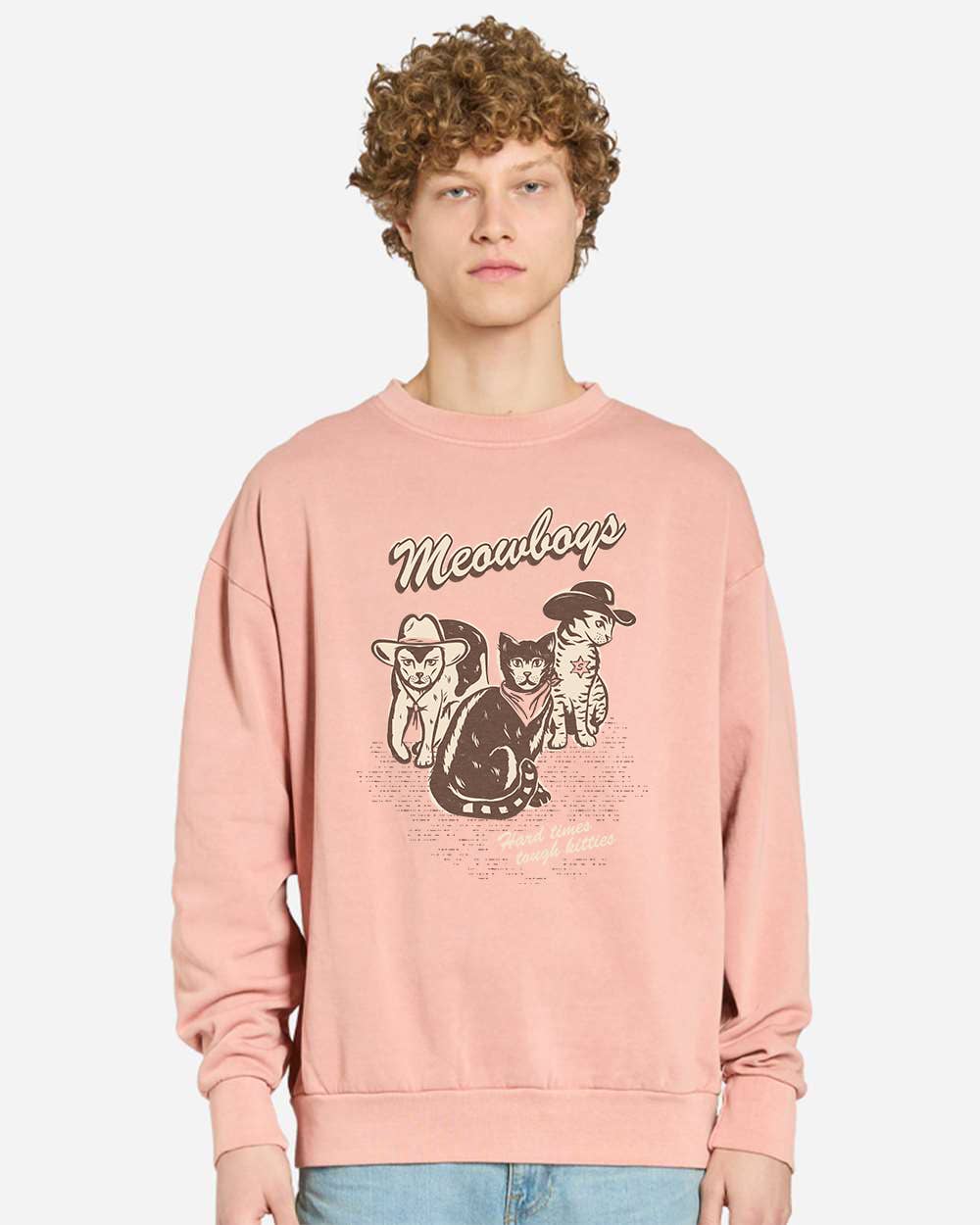Meowboys Pullover Sweatshirt von Shop Good