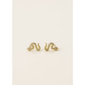 Pavé Stud Snake Ohrringe von JaxKelly