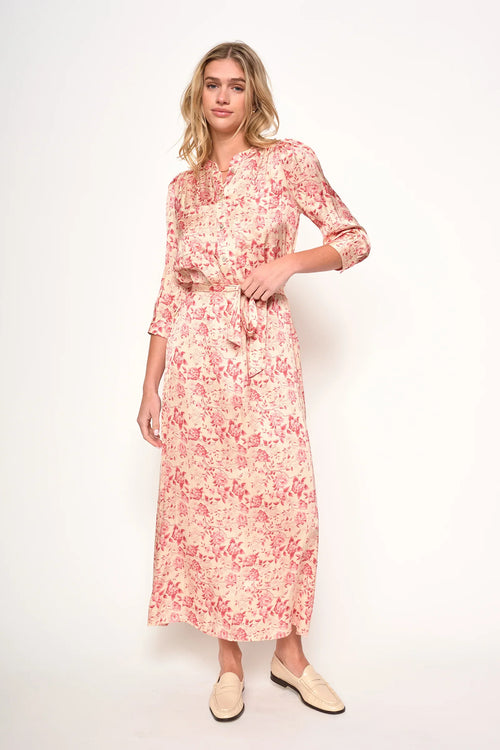 Cassie Dress in Vintage Blush Blumen von dRA