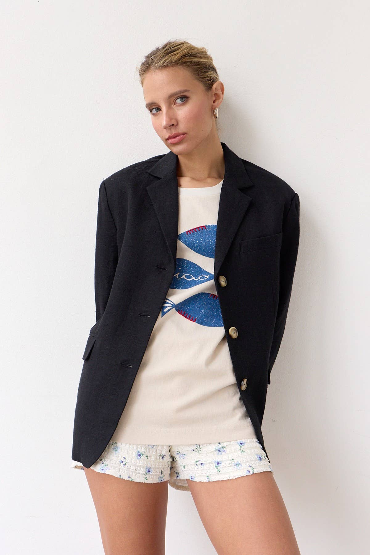 Bettwäsche 3 geknöpft Blazer