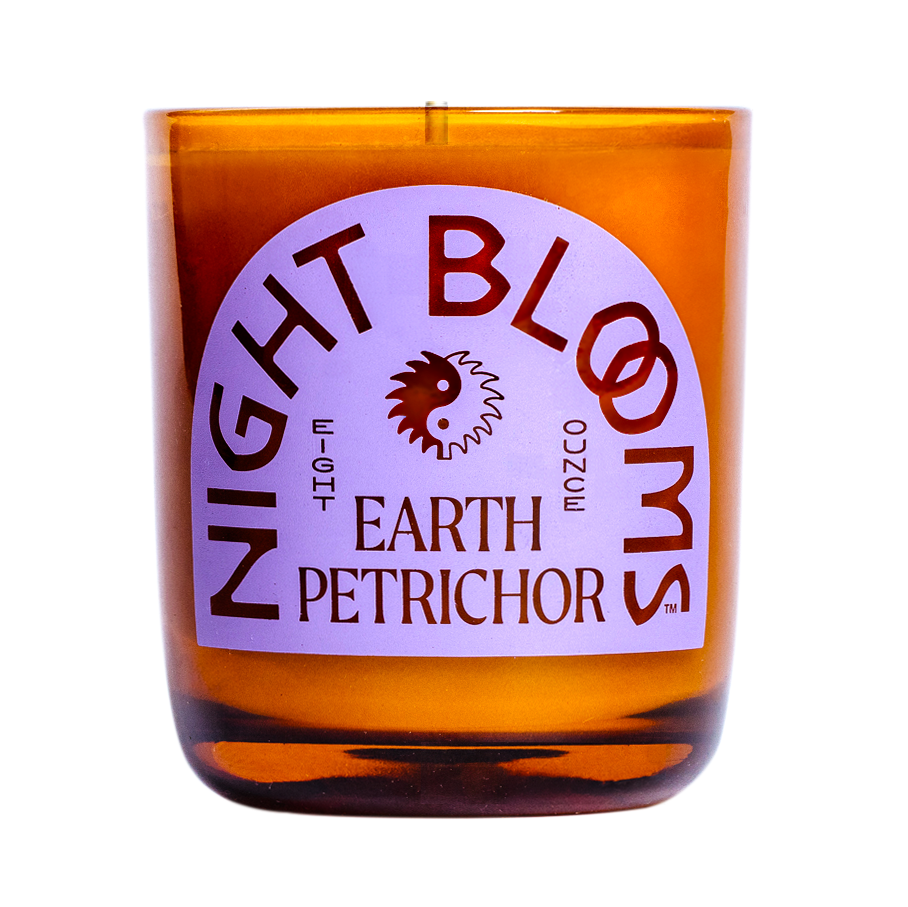 Earth Petrichor 227 g. Candle by Night Blooms Goods