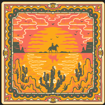 Sunset von Bandits Bandanas