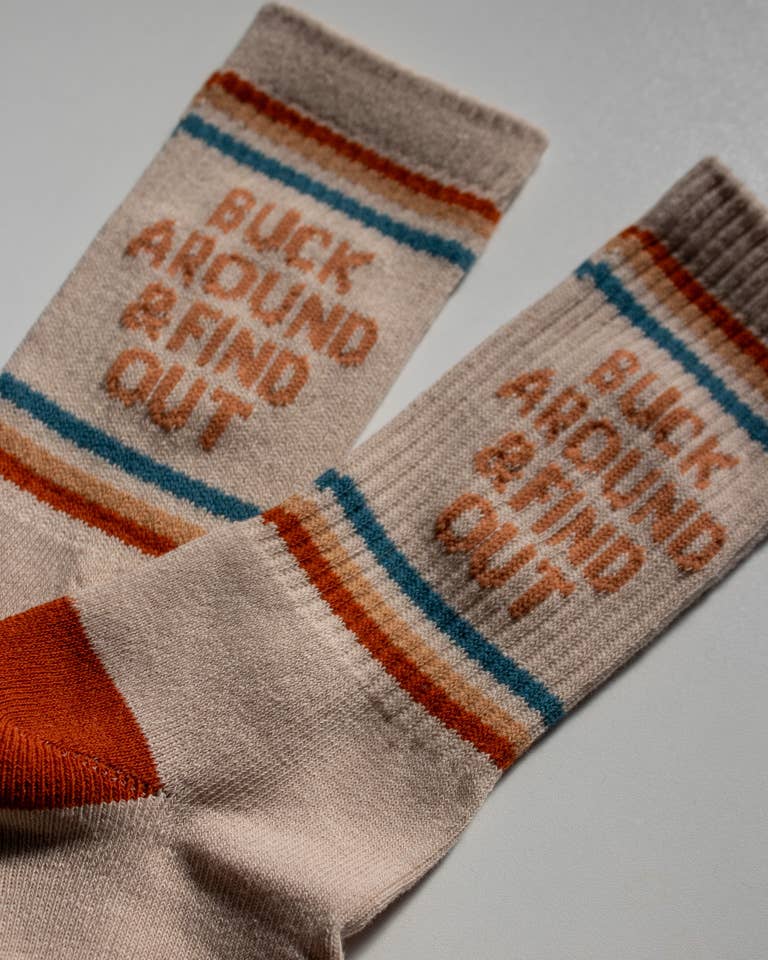 Buck Around und finden Sie Western Socken von Shop Good