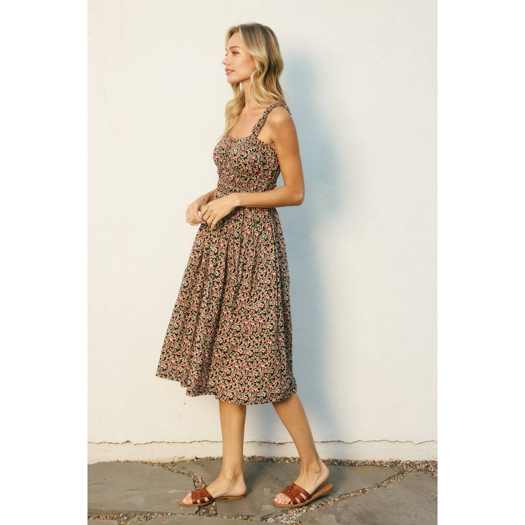 Süßes Nichts Ruffled Und Geschockt Maxi Kleid
