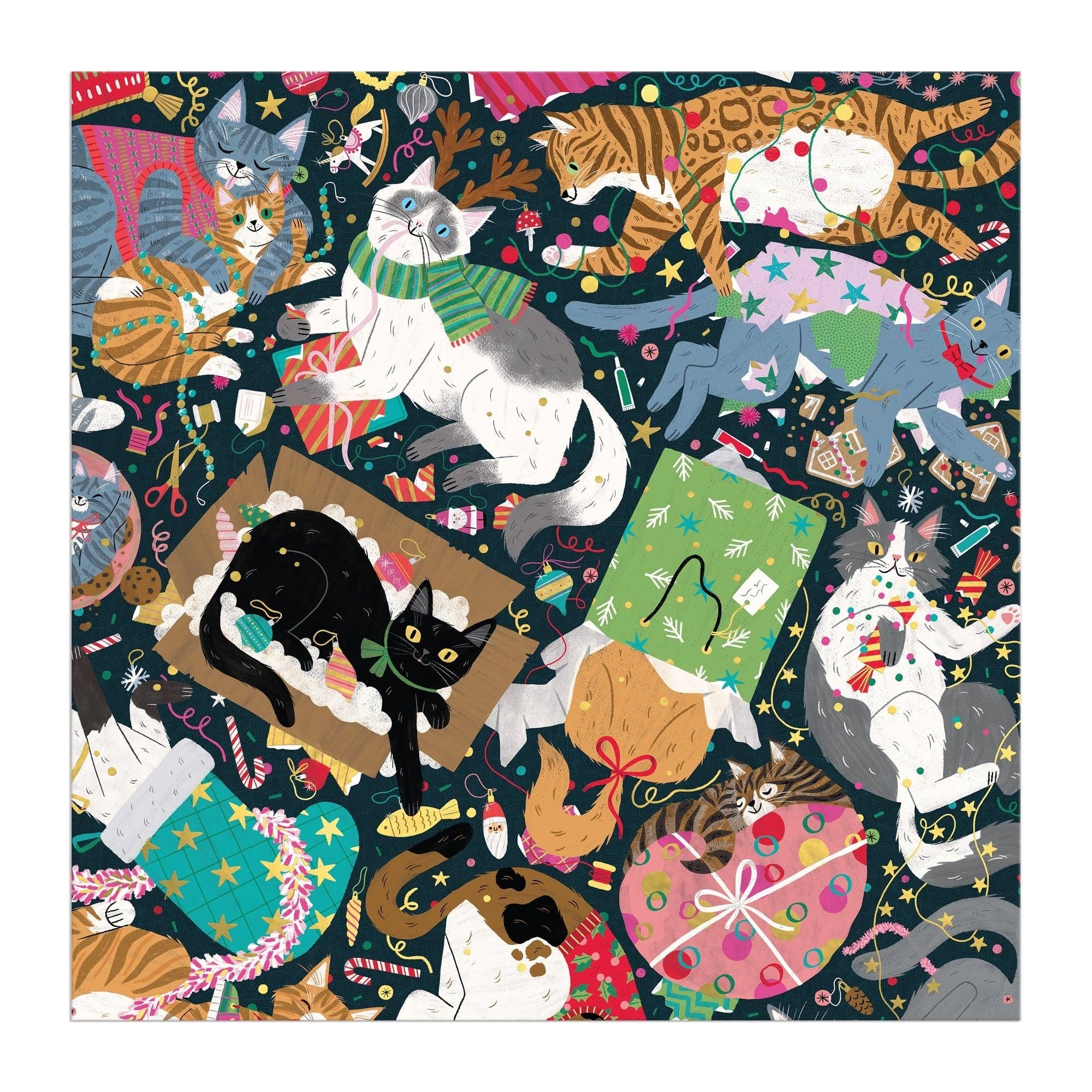 Catmas Chaos 500 Stück Folie Puzzle