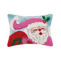 Gingham Santa Hook Kissen