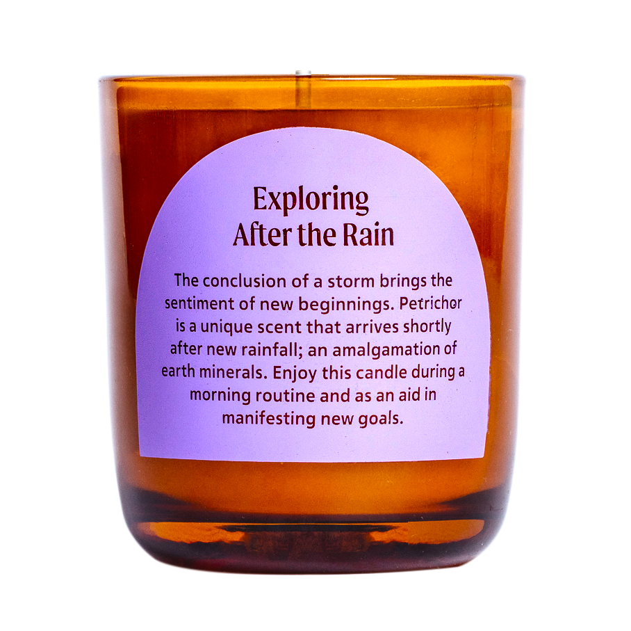Earth Petrichor 227 g. Candle by Night Blooms Goods