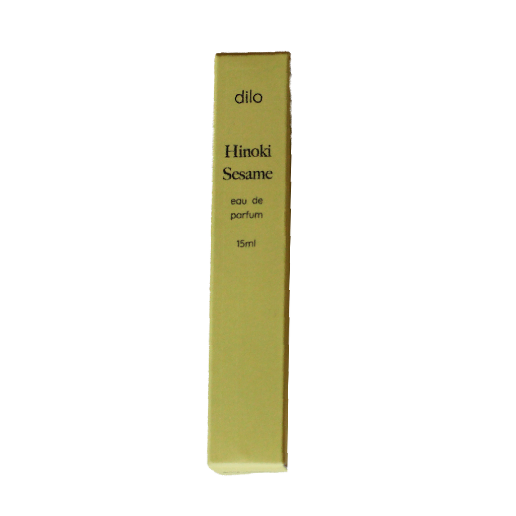 Hinoki Sesame Unisex Eau de Parfum - 15ml Reisesprayer von dilo