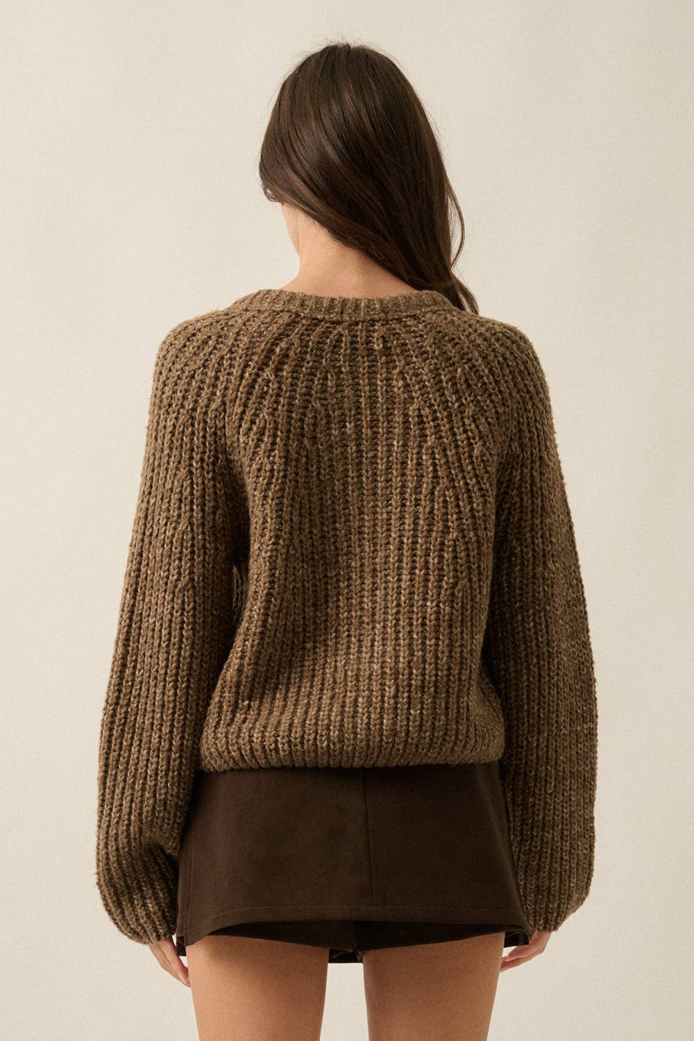 Konfetti-Knopffront Cardigan Pullover