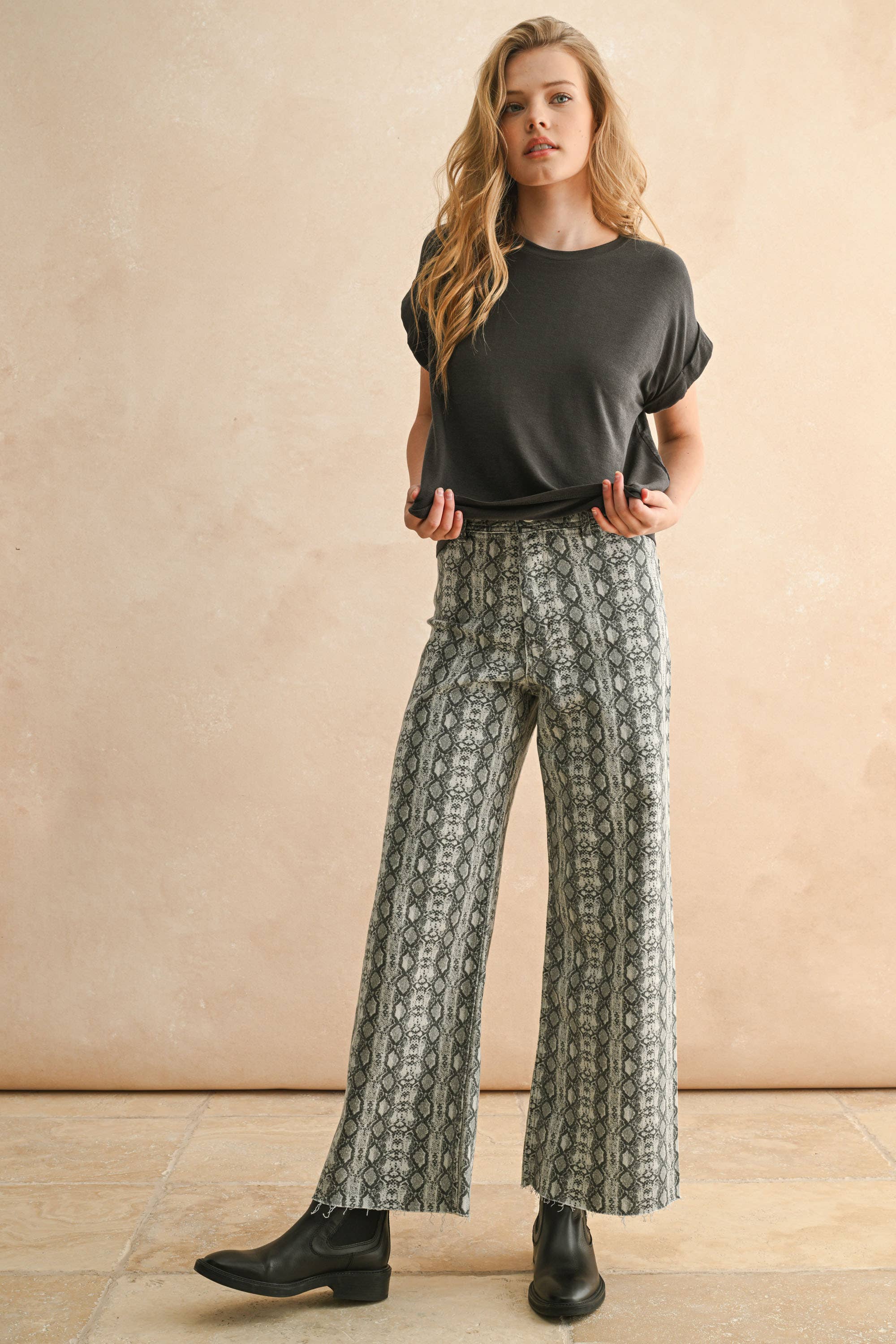 Snake Print Hose