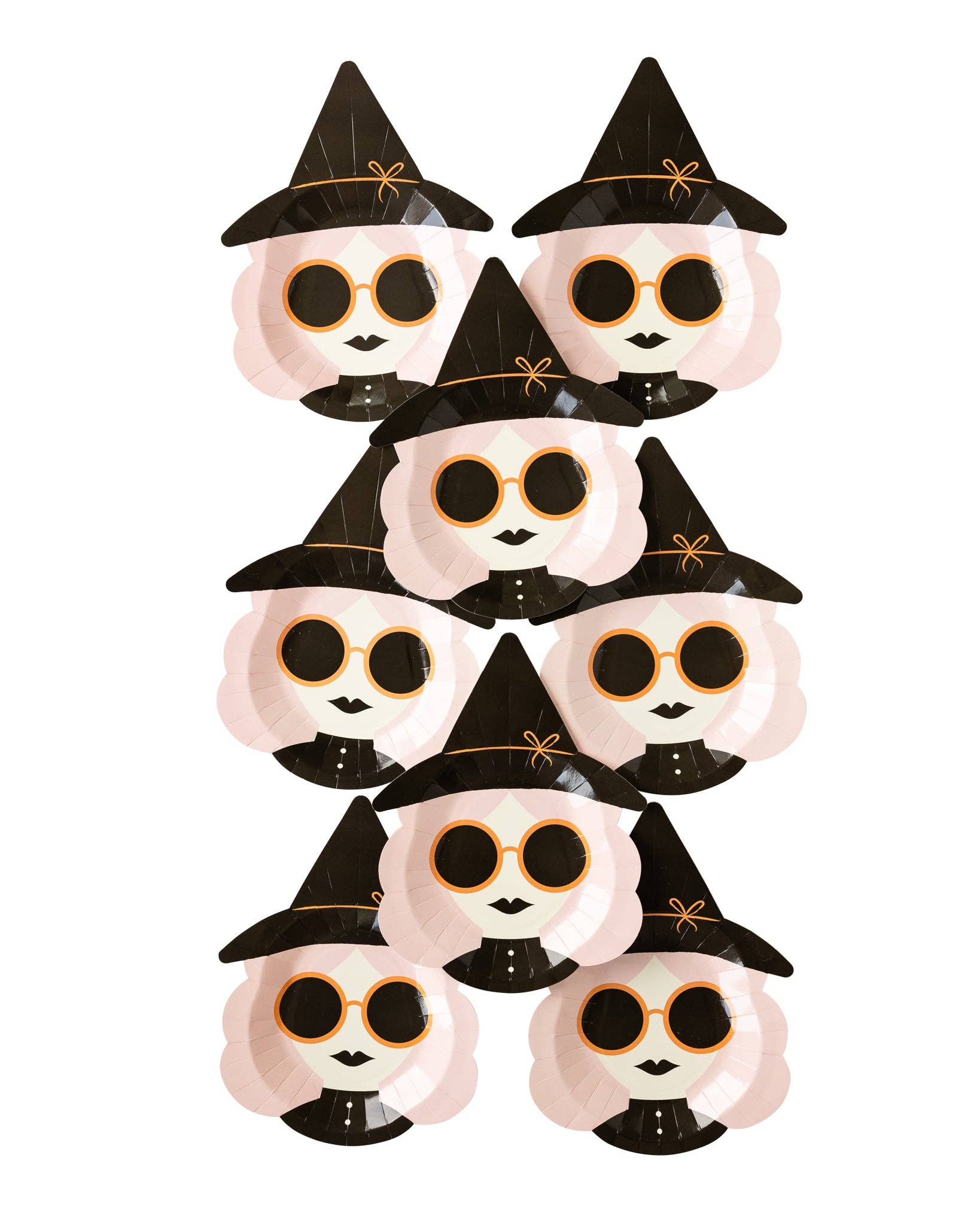 Hey Pumpkin Rosa Witch Shaped Paper Plate von My Mind's Eye