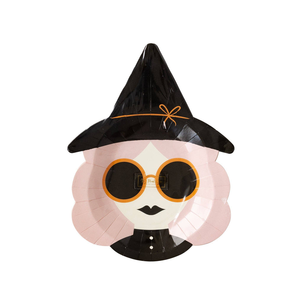 Hey Pumpkin Rosa Witch Shaped Paper Plate von My Mind's Eye