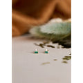Emerald Double Stud Stack Ohrringe von JaxKelly