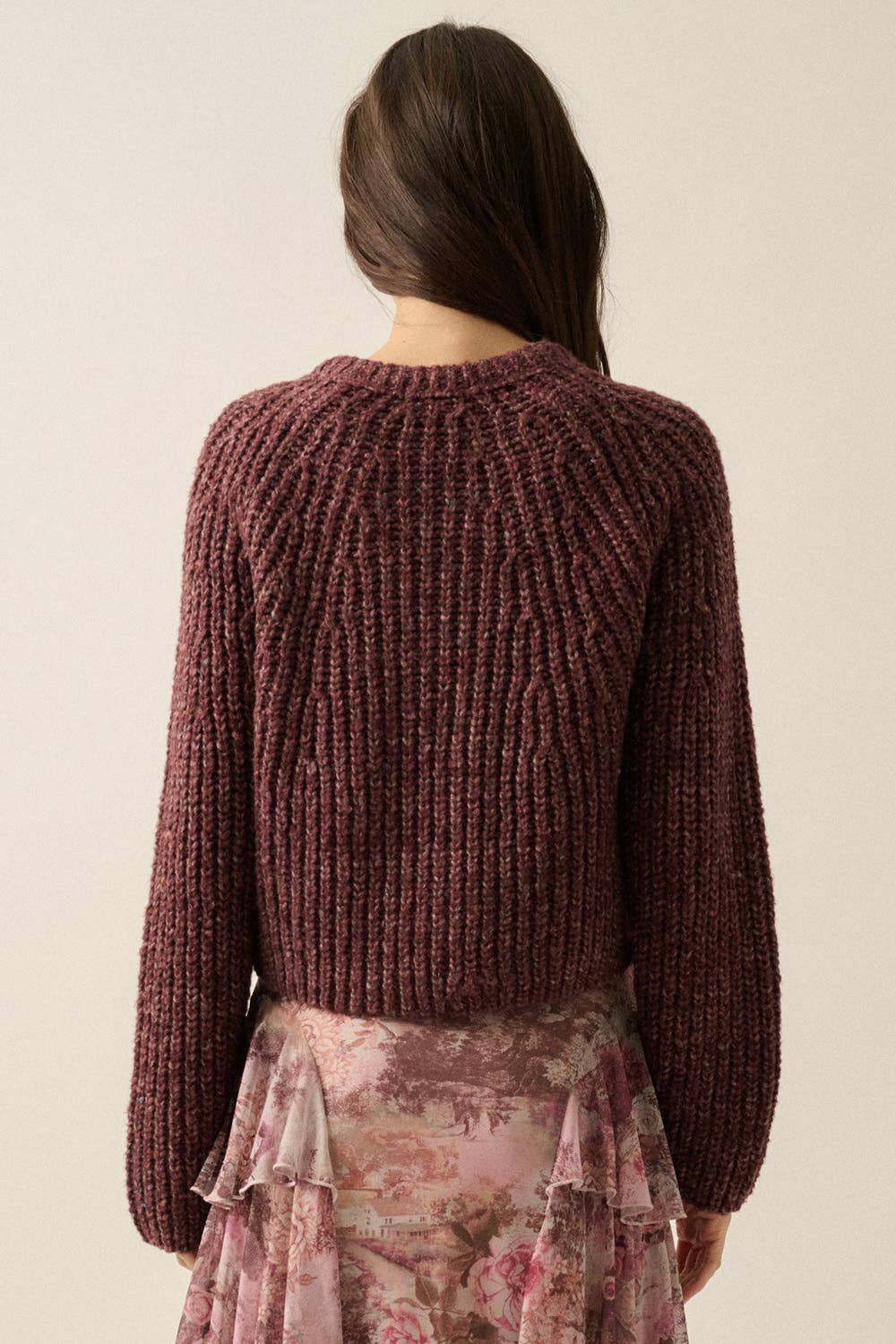 Konfetti-Knopffront Cardigan Pullover
