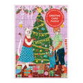 Meowy Weihnachtsgrüße Karten Puzzle